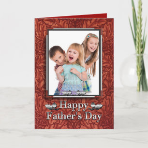 Western Father's Day Photo Card