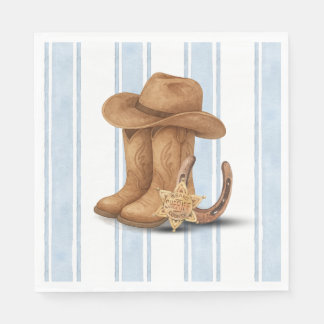 Western First Birthday | Cowboy | First Roundup Napkin
