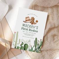 Western First Rodeo Cowboy Birthday Party