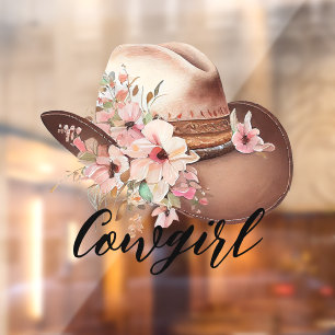Western Floral Cowgirl Hat