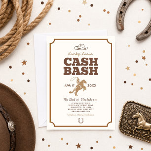 Western Fundraiser Invitation Cowboy Country