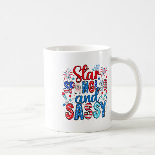 Western Funny Star Spangled Sy 4th Of July Indepen Coffee Mug