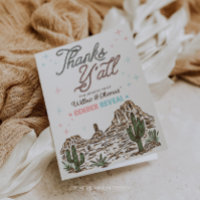 Western Gender Reveal Cowboy or Cowgirl