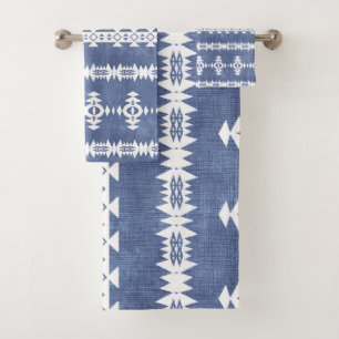 Western Geo Pattern Bath Towel Set