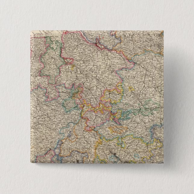 Western Germany 15 Cm Square Badge (Front)