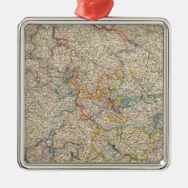 Western Germany Metal Ornament (Front)