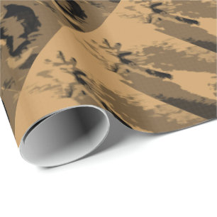Western Gift Wrapping Paper Spurs