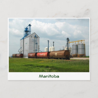 Western Grain Elevator Postcard