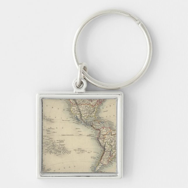 Western Hemisphere 10 Key Ring (Front)