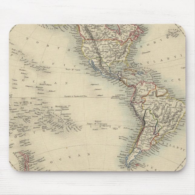 Western Hemisphere 10 Mouse Pad (Front)