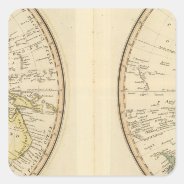 Western Hemisphere 15 Square Sticker (Front)