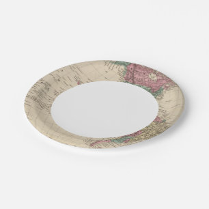 Western Hemisphere 2 Paper Plate