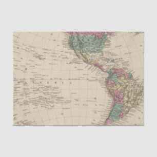 Western Hemisphere 2 Tissue Paper
