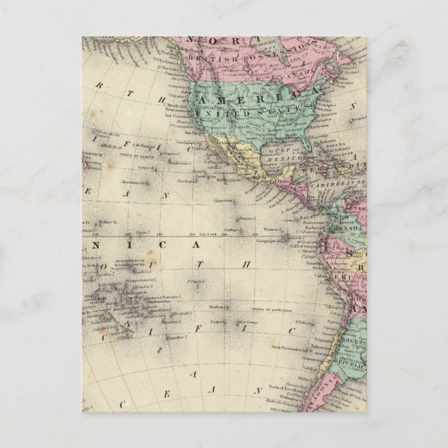 Western Hemisphere 4 Postcard (Front)