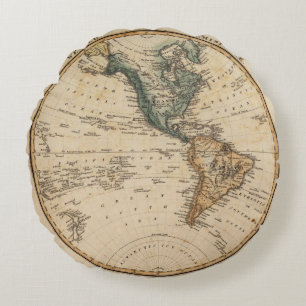 Western Hemisphere 5 2 Round Cushion
