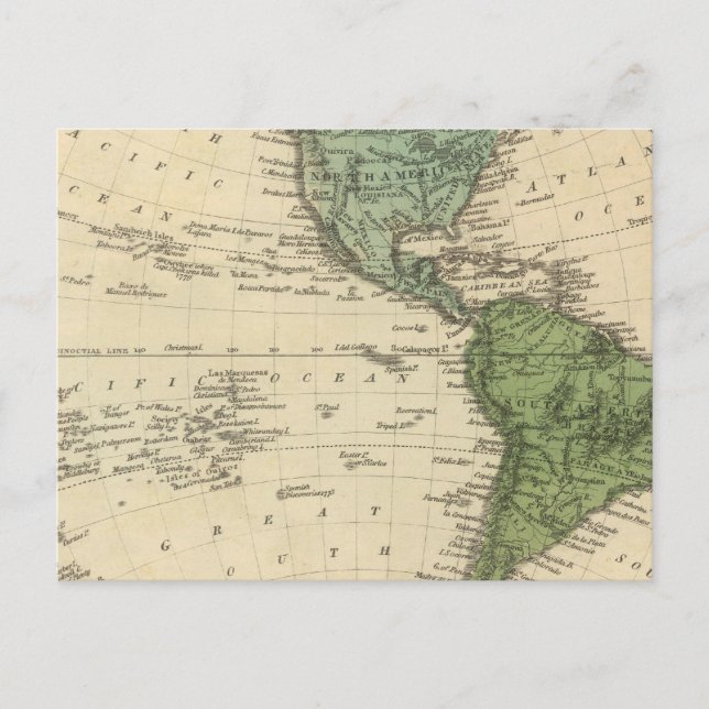Western Hemisphere 7 Postcard (Front)