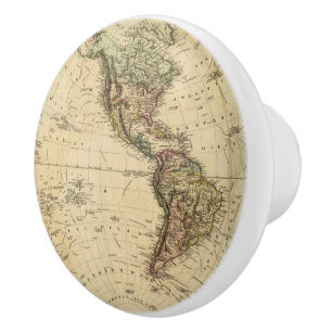 Western Hemisphere 8 Ceramic Knob