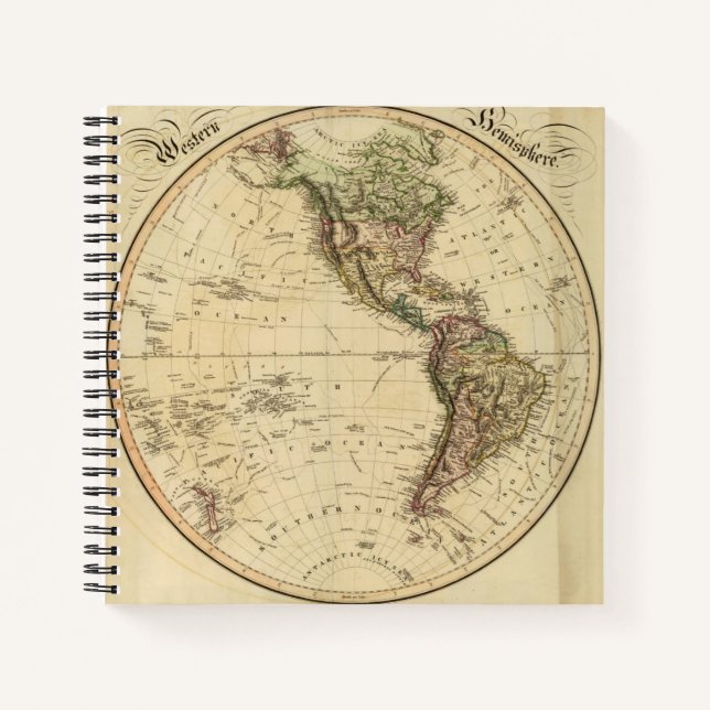Western Hemisphere 8 Notebook (Front)