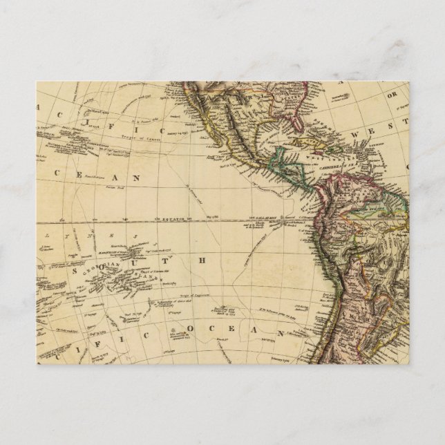 Western Hemisphere 8 Postcard (Front)