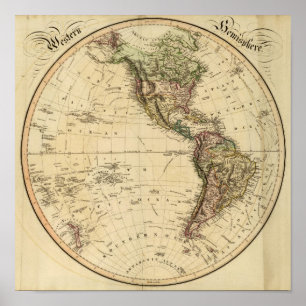Western Hemisphere 8 Poster