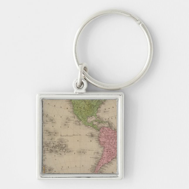 Western Hemisphere 9 Key Ring (Front)