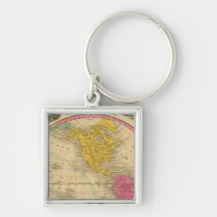 Western Hemisphere Key Ring