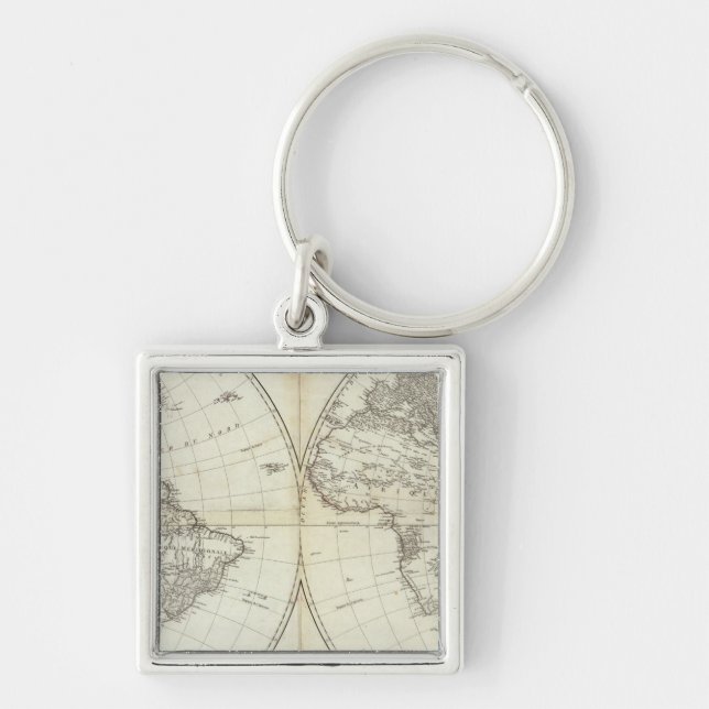 Western Hemisphere or New World Key Ring (Front)