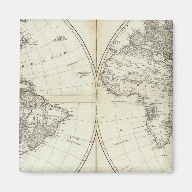 Western Hemisphere or New World Magnet (Front)