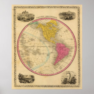 Western Hemisphere Poster