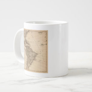 Western Hemisphere, South America Large Coffee Mug