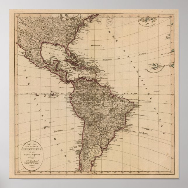 Western Hemisphere, South America Poster (Front)