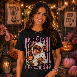 Western Highland Cow Halloween T-Shirt
