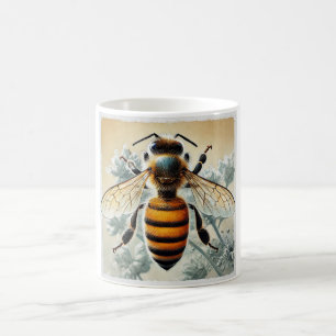 Western Honeybee 060924IREF208 - Watercolor Coffee Mug