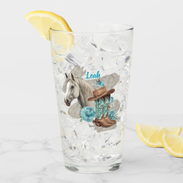 Western Horse  Glass (Front Ice)