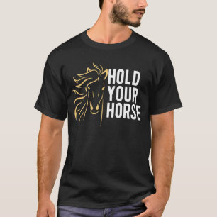 Western Horse Lover Horseback Riding Equestrian T-Shirt