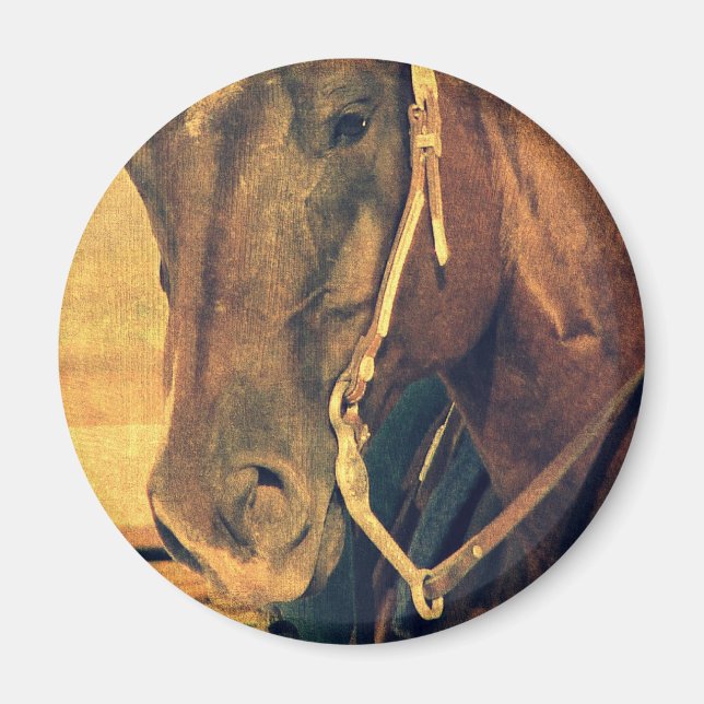 Western Horse Magnet (Front)