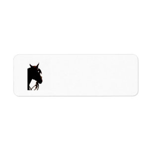 Western Horse Return Address Labels