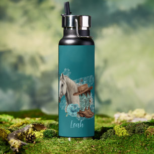 Western Horse Water Bottle