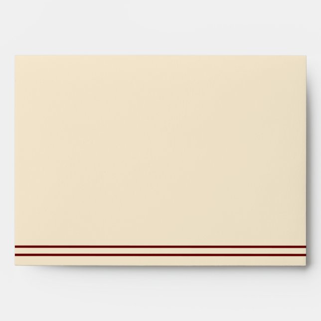 Western Horseshoes Wedding Envelope (Front)