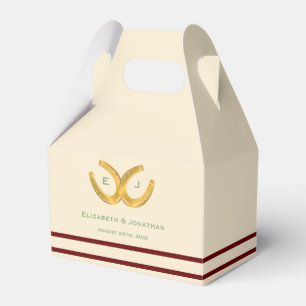 Western Horseshoes Wedding Favour Box