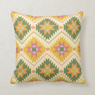 Western in Gold and Green Cushion