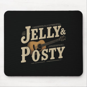 Western Jelly & Posty Country Music Lovers Tou Mouse Pad