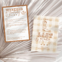 Western Last Rodeo Bachelorette Party