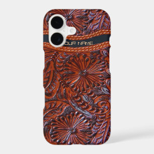 western leather look iPhone 7 case