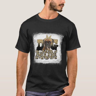 Western Leopard Boxer Mum Mother's Day T-Shirt