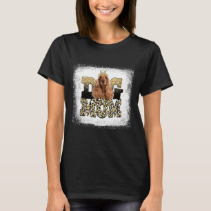 Western Leopard English Cocker Spaniel Mum Mother' T-Shirt