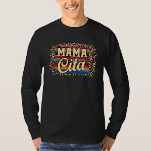 Western Leopard Mexican Serape Mama Cita Cowgirl M T-Shirt
