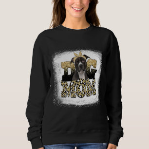 Western Leopard Staffordshire Bull Terrier Mum Mot Sweatshirt