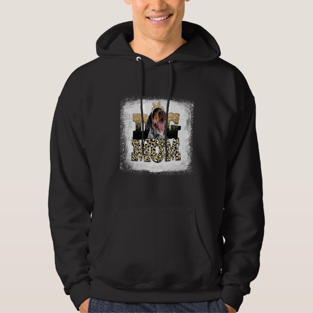 Western Leopard Wirehaired Pointing Griffon Mum Mo Hoodie (Front)