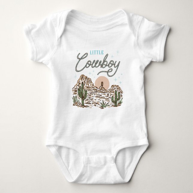 Western Little Cowboy Boy Bodysuit (Front)